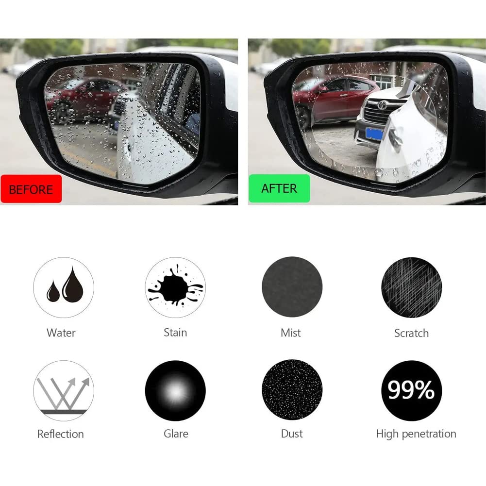 Anti Fog Film Universal Car Waterproof Rear View Car Side Mirror Film Fog Protector Anti Glare Anti-Dust