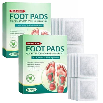 Detox Foot Patches for Weight Loss & Toxin Removal | Natural Ginger Herbal Foot Pads for Deep Cleansing & Body Detox | Foot Patch for Pain Relief & Detoxification | Foot Pads for Women & Men (Pack of 20)