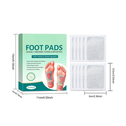 Detox Foot Patches for Weight Loss & Toxin Removal | Natural Ginger Herbal Foot Pads for Deep Cleansing & Body Detox | Foot Patch for Pain Relief & Detoxification | Foot Pads for Women & Men (Pack of 20)